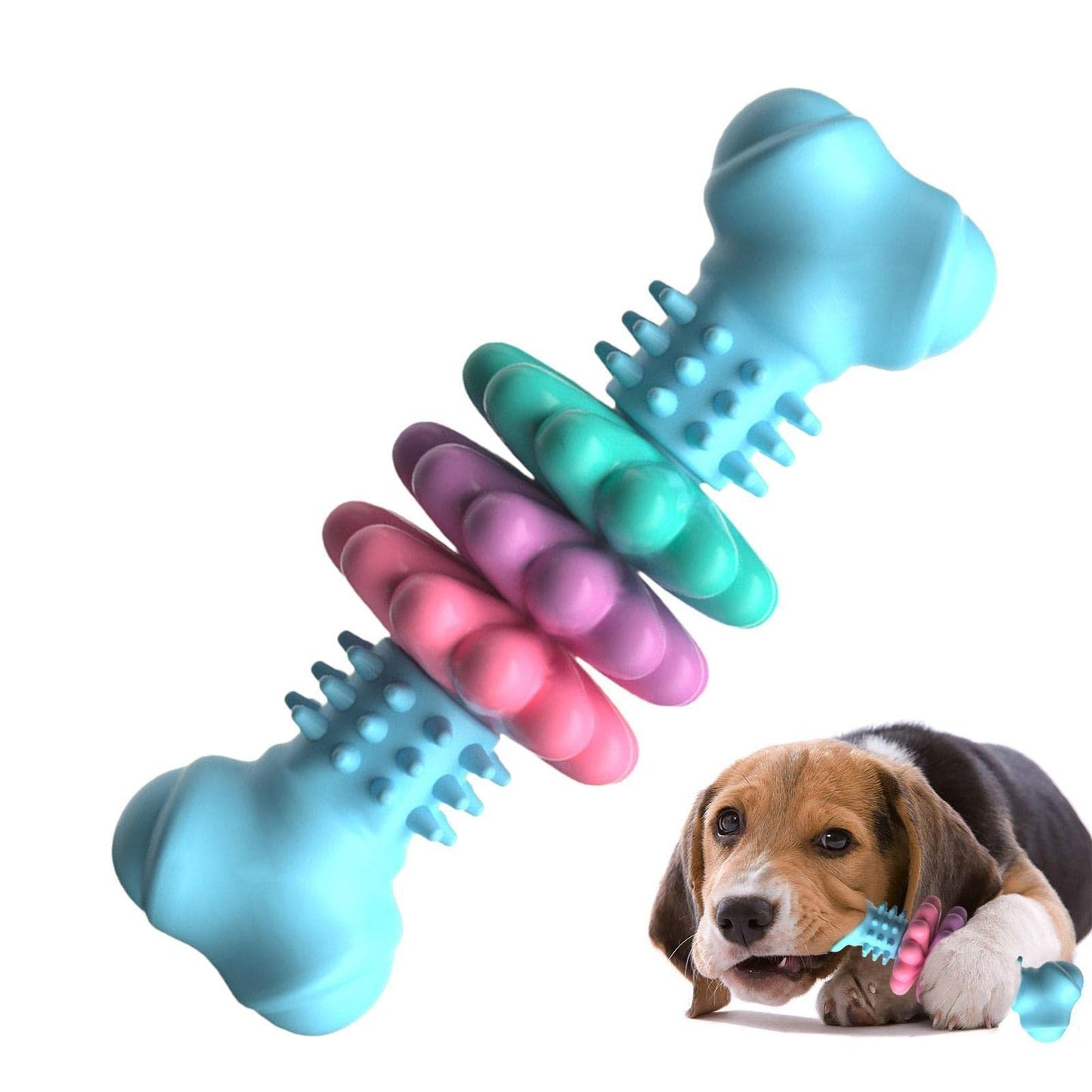 Indestructible TPR Dog Bone Toy – Chew & Teeth Cleaning – Best Puppy Pick - Best Puppy Pick