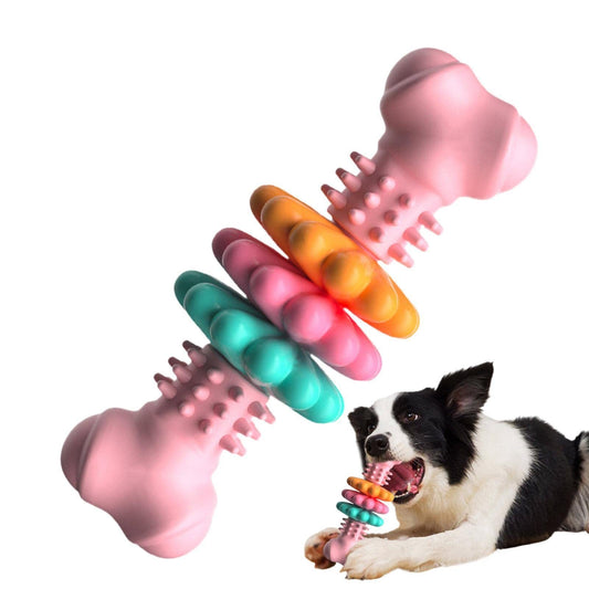 Indestructible TPR Dog Bone Toy – Chew & Teeth Cleaning – Best Puppy Pick - Best Puppy Pick