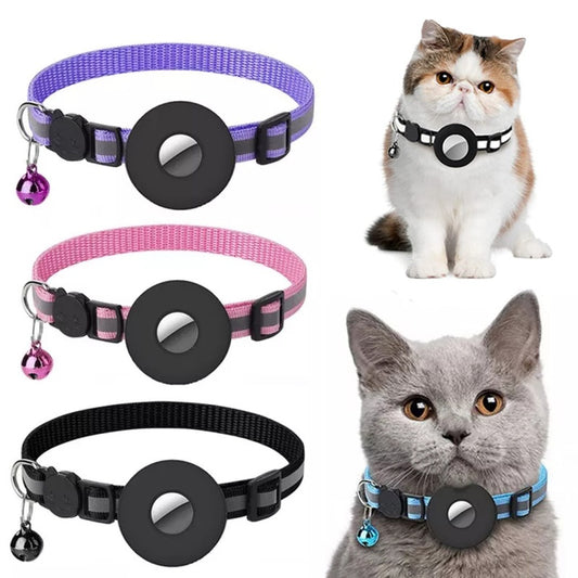 Reflective Pet Collar with Waterproof Airtag Holder - Best Puppy Pick