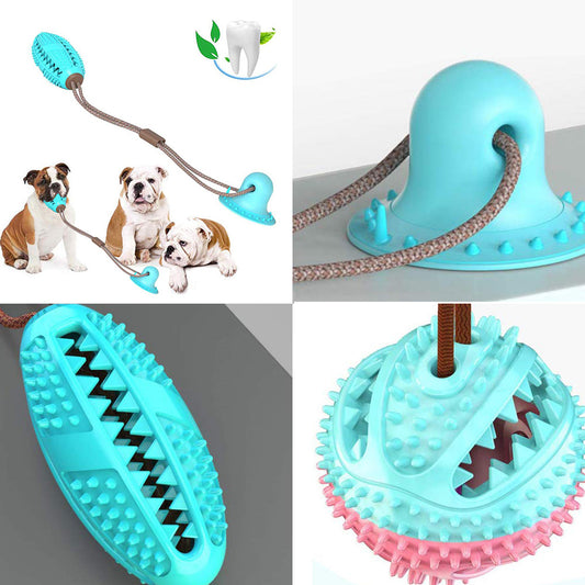 Silicone Suction Tug Dog Toy – Chew, Clean & Feed – Best Puppy Pick - Best Puppy Pick